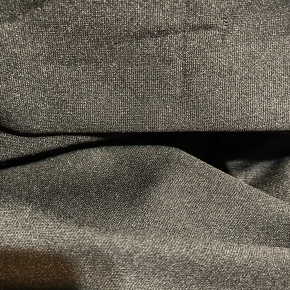 Concert Attire Long Black Dress Short Sleeves, attached sash belt EUC 7422e - Picture 7 of 7